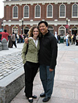 Erin and Albert at Faneuil Hall
