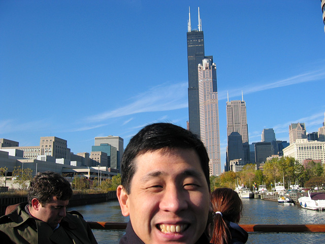 Bernard and the Chicago Skyline