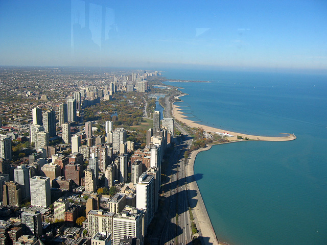 A View North to Lincoln Park