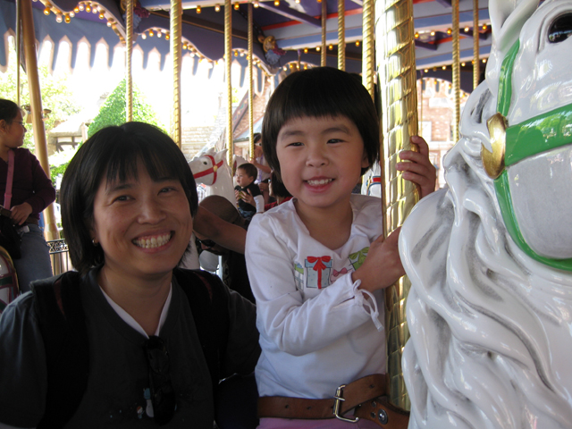 Eleanor on the Merry Go Round