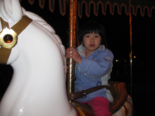 Miranda on the Carousel