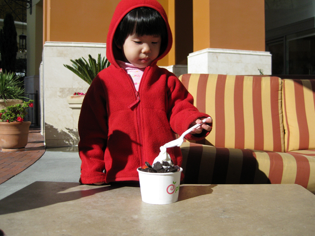 Miranda Having PinkBerry