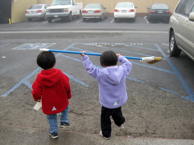 Bumping with the Broom