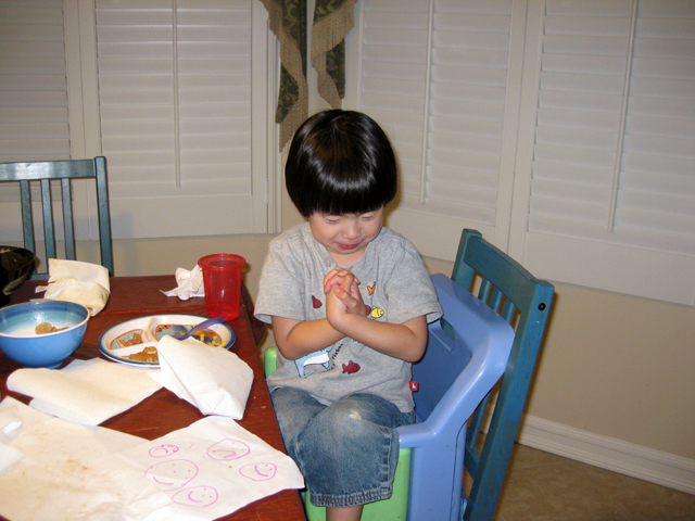 Eleanor Lacing Her Fingers