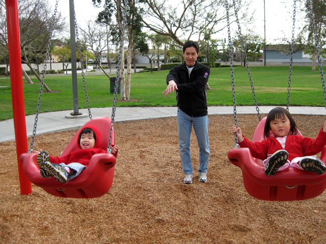 Miranda and Kali Swinging