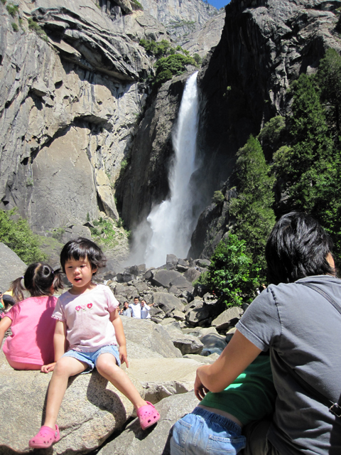 Sitting at the Falls