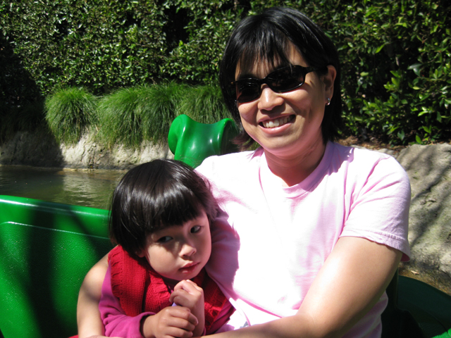 Eleanor and Agnes on the Fairy Land Ride