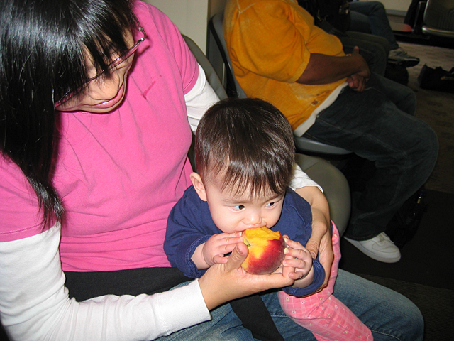 Miranda Eats a Peach