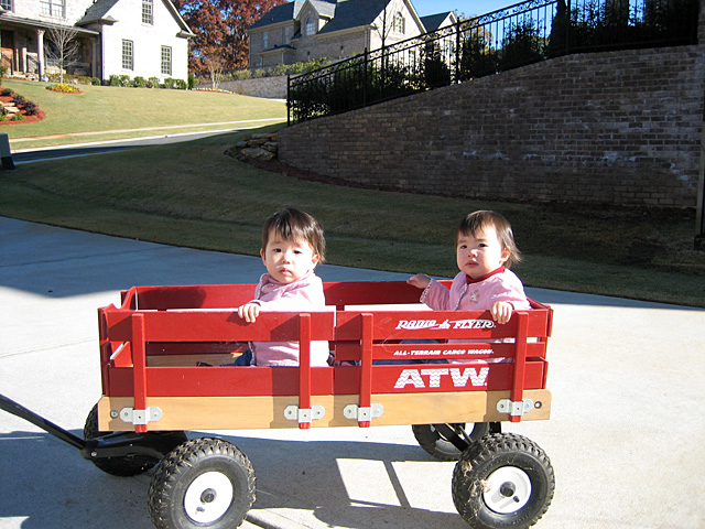 Riding a Wagon to the Park