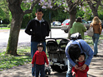 Arriving at the Huntington Library