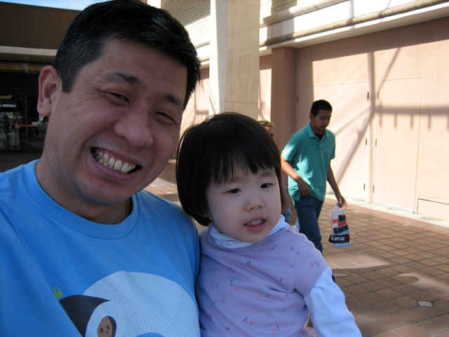 Bernard and Miranda at the Mall