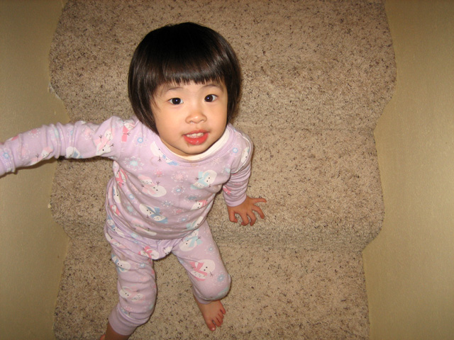 Eleanor on the Stairs