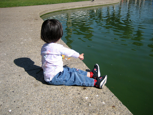 Eleanor Watching for Turtles