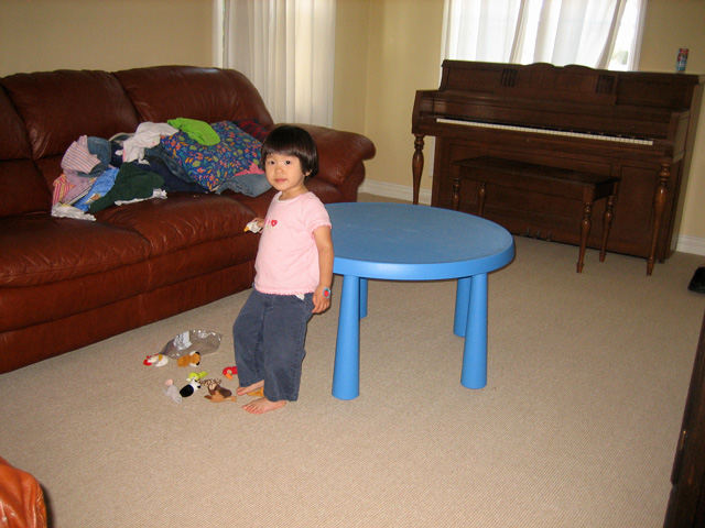 Family Room with Carpet