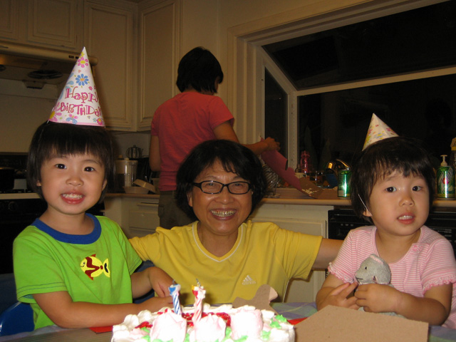 Grandmother with the Cake