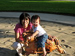 Eleanor Smiling on the Horse