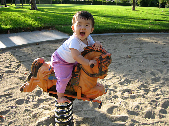 Miranda on the Horse