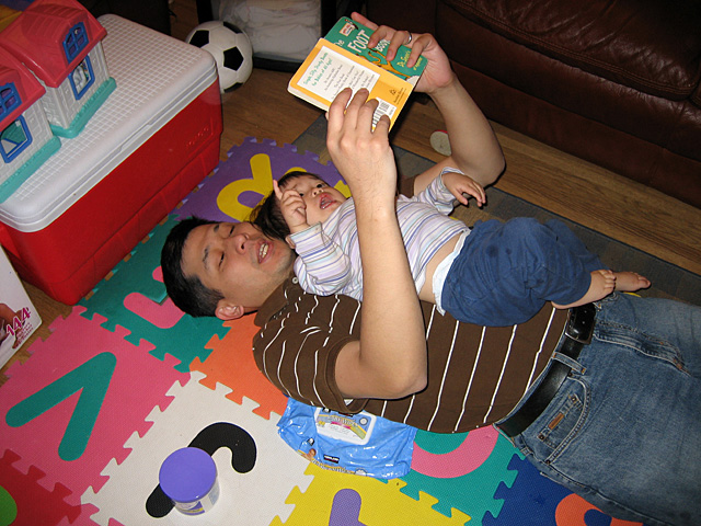 Reading on the Floor