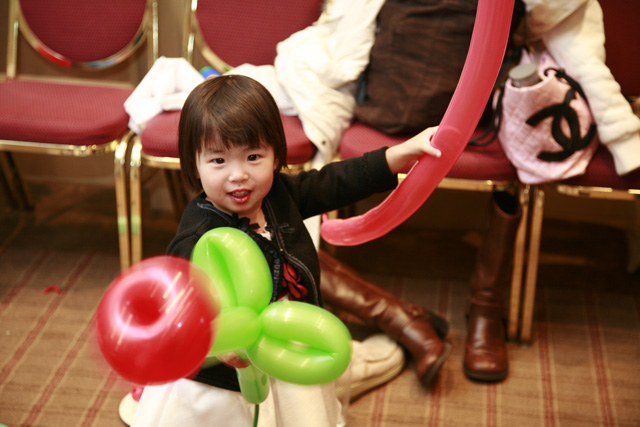 Eleanor with Her Balloons