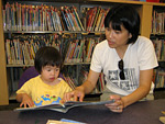 Eleanor at the Library