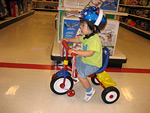 Miranda Riding a Tricycle