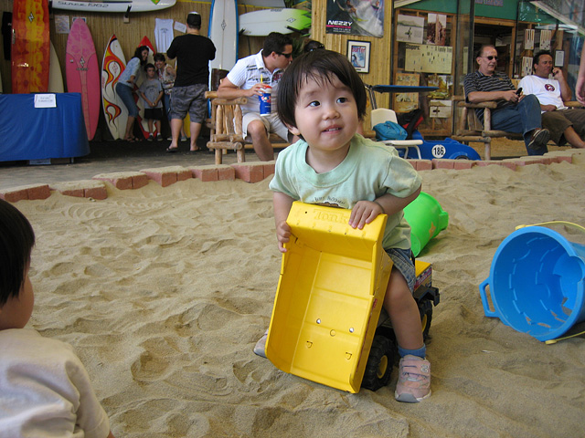 Miranda on the Dump Truck