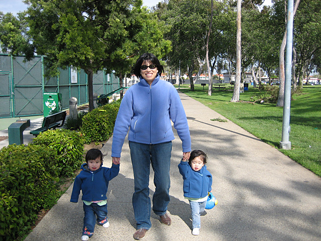 Agnes Walking with the Girls