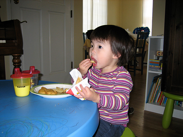 Eleanor Eating Fries