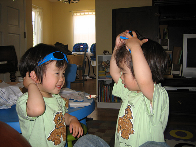 Sunglasses on Top of Their Heads