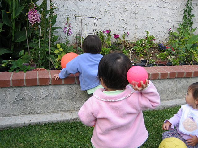 Miranda Aiming with a Ball