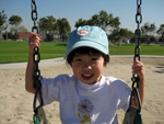 Eleanor on the Swing