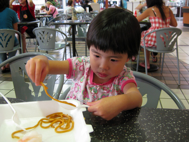 Eleanor Eating Noodles