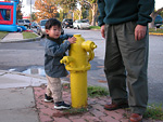 Playing with a Fire Hydrant