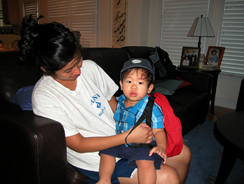 jared with a cap