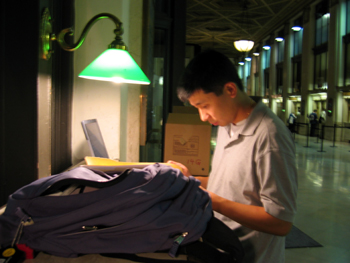 inside the post office