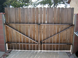 gate after repairs
