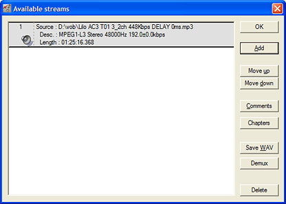 audio stream
