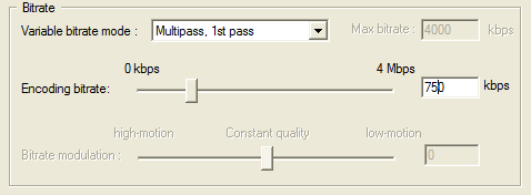 properties for the first pass
