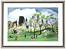 Spring in Central Park Framed print